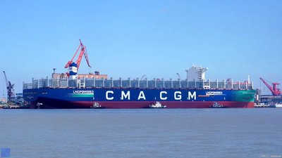 CMA CGM गेमियामा पोर्ट भीड अधिक्षेपणको लागि